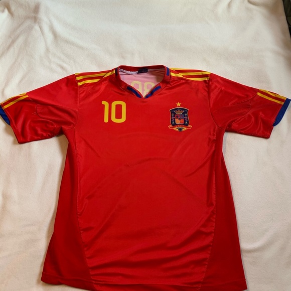 Spain International Fabregas Jersey, Men’s Large - Picture 1 of 6
